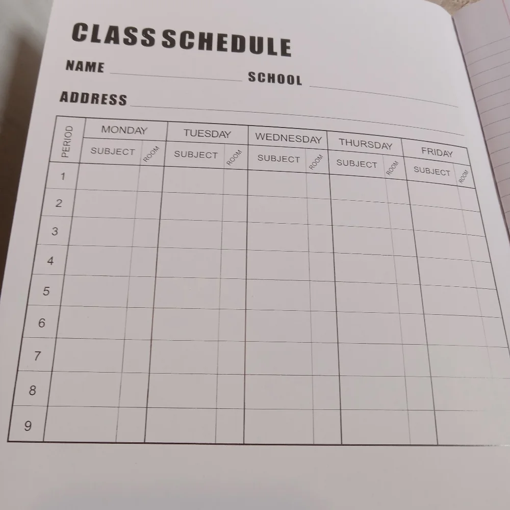 Black College Ruled Composition Notebook - Picture 2 of 4